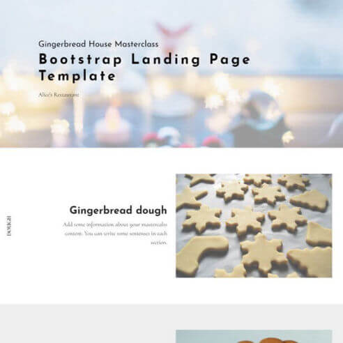 Bootstrap Landing Page Template